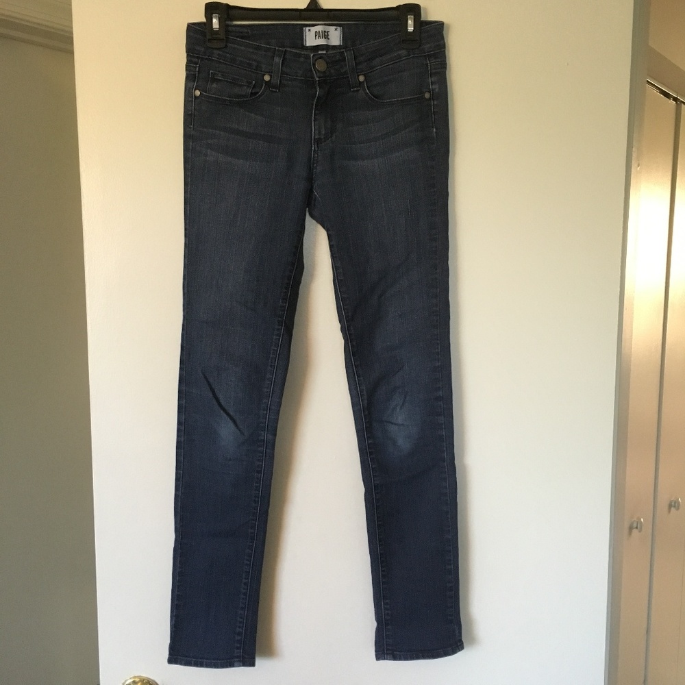 PAIGE Ankle Peg Skinny Jeans - Size 26